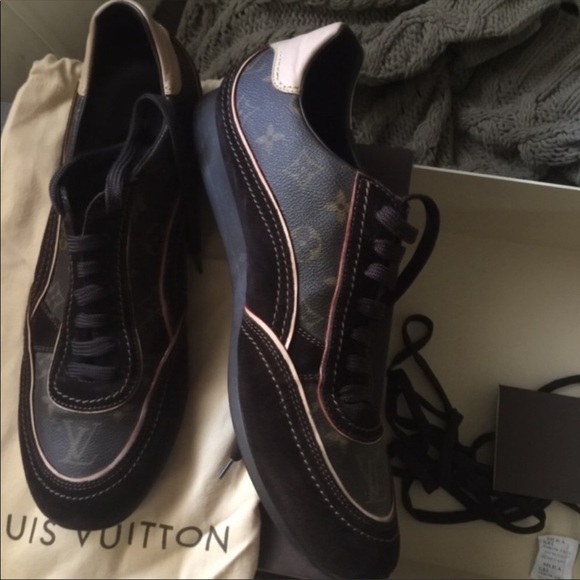 Louis Vuitton Other - Genuine Louis Vuitton Leather & Suede Sneakers